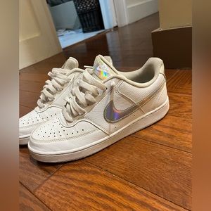 Nike Air Force Court Vision, size 9 holographic swoop